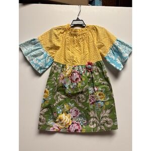 Tootie Bugs Girls Multi Patterned Dress Size 4/5